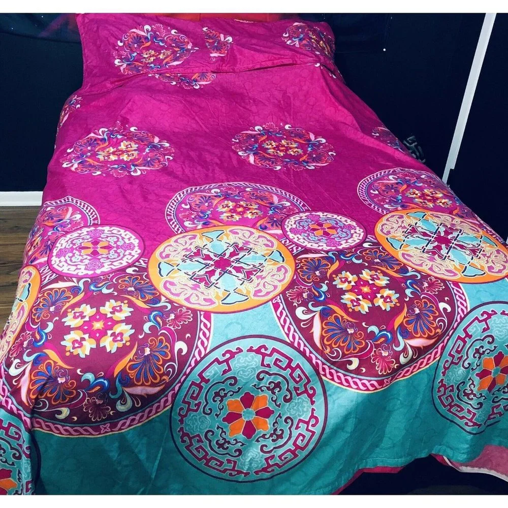 VAULIA Home Collection Duvet‎ Cover w/2 Pillow Sham